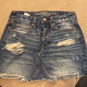 American Eagle jean skirt size 0